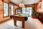 Family room - pool table 